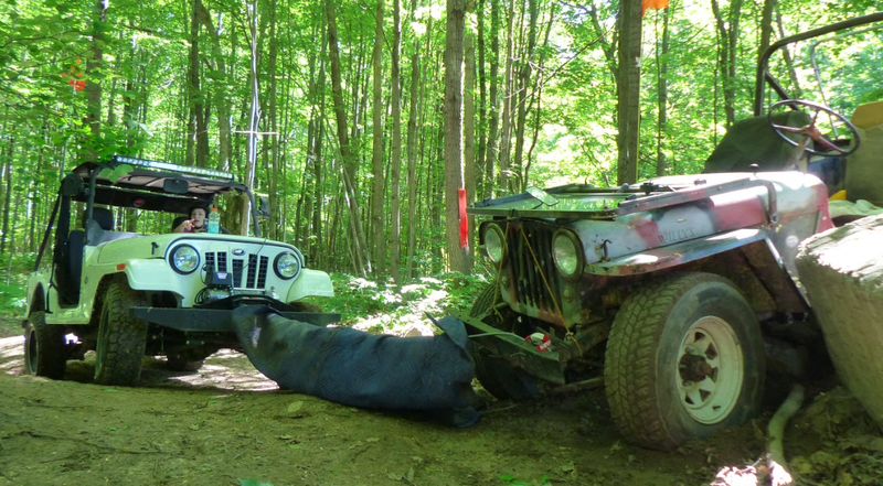 Illustration for article titled Here's How The Mahindra Roxor Compares To A 1948 Willys CJ-2A Jeep Off-Road